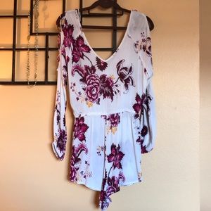 Floral billabong romper